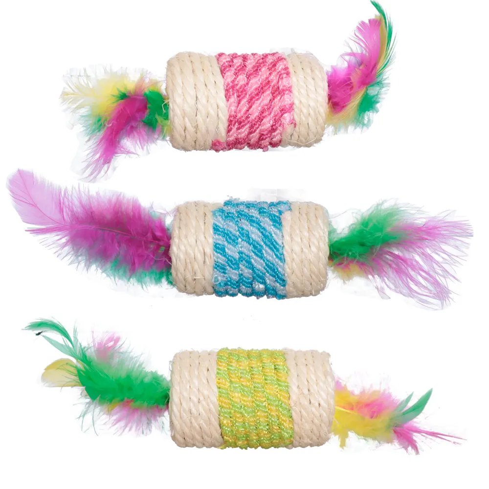 Brinquedo para Gato Cilindro Sisal 7cm — imagem 3