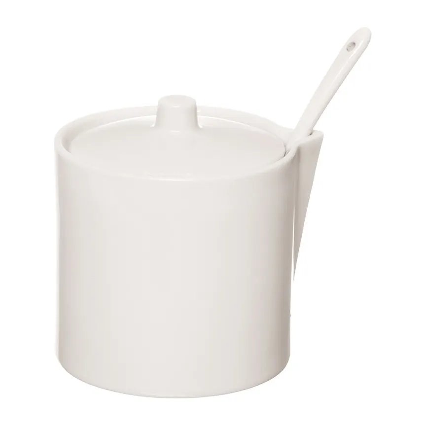 Açucareiro com Colher Manhã Branco 300ml — imagem 3