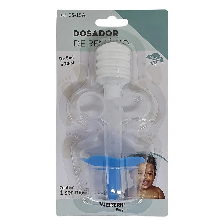 Dosador Remédio 20ml Azul — imagem 4