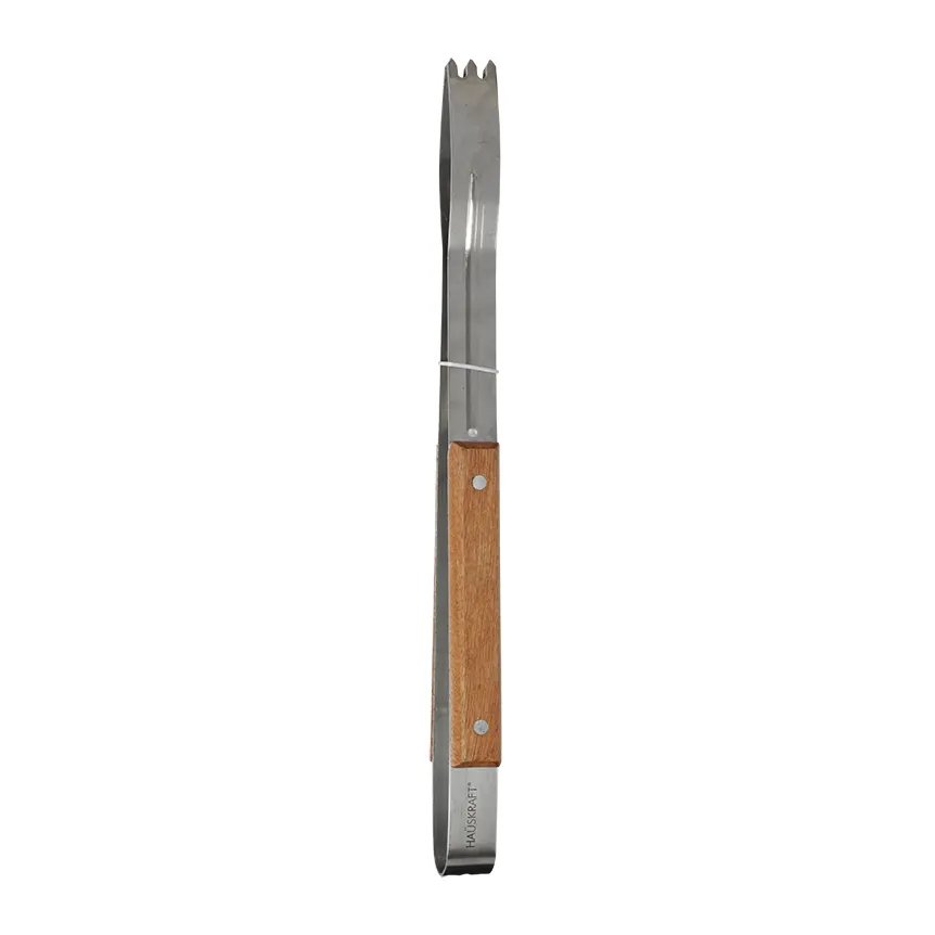 Churrasco Pegador Inox Madeira 38cm — imagem 4