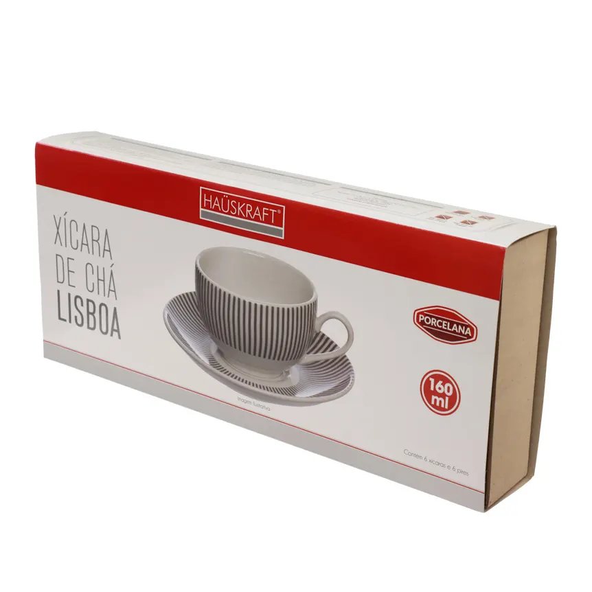 Xícara de Chá Lisboa 160ml 6 Peças — imagem 3