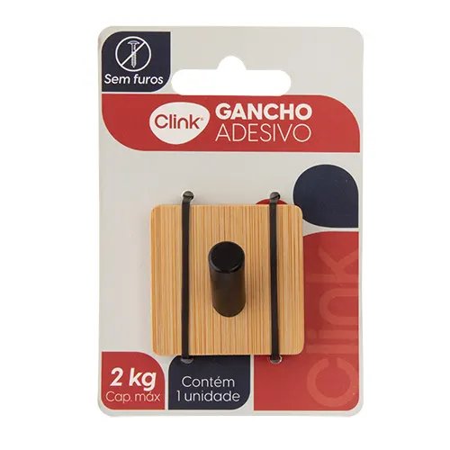 Gancho Ferro e Bambu 4,5 cm x 4,5 cm x 4 cm — imagem 3