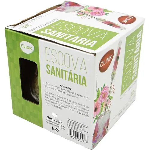Escova Sanitaria Decorada Acrílico 32 cm x 10,3 cm (1 un) — imagem 3