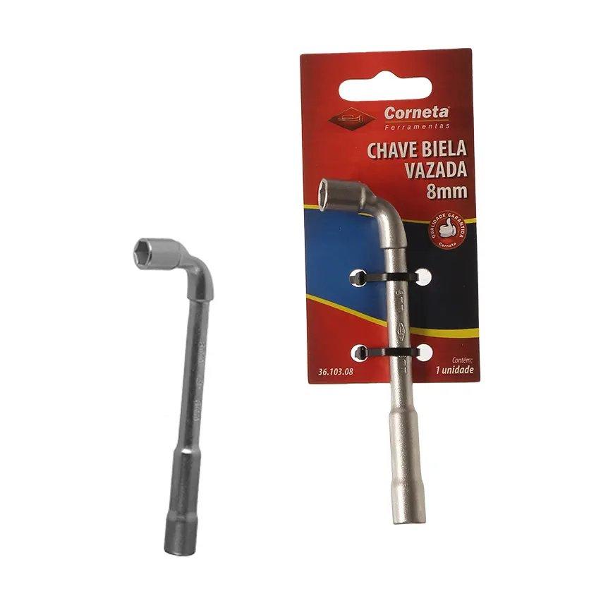 Chave Biela Curta Vazada 8mm — imagem 2