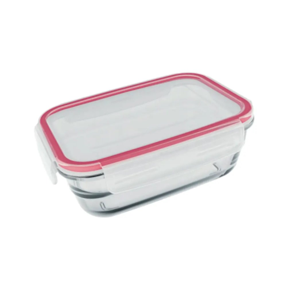 Pote Hermetico Vidro E Silicone (Vermelho) — imagem 3