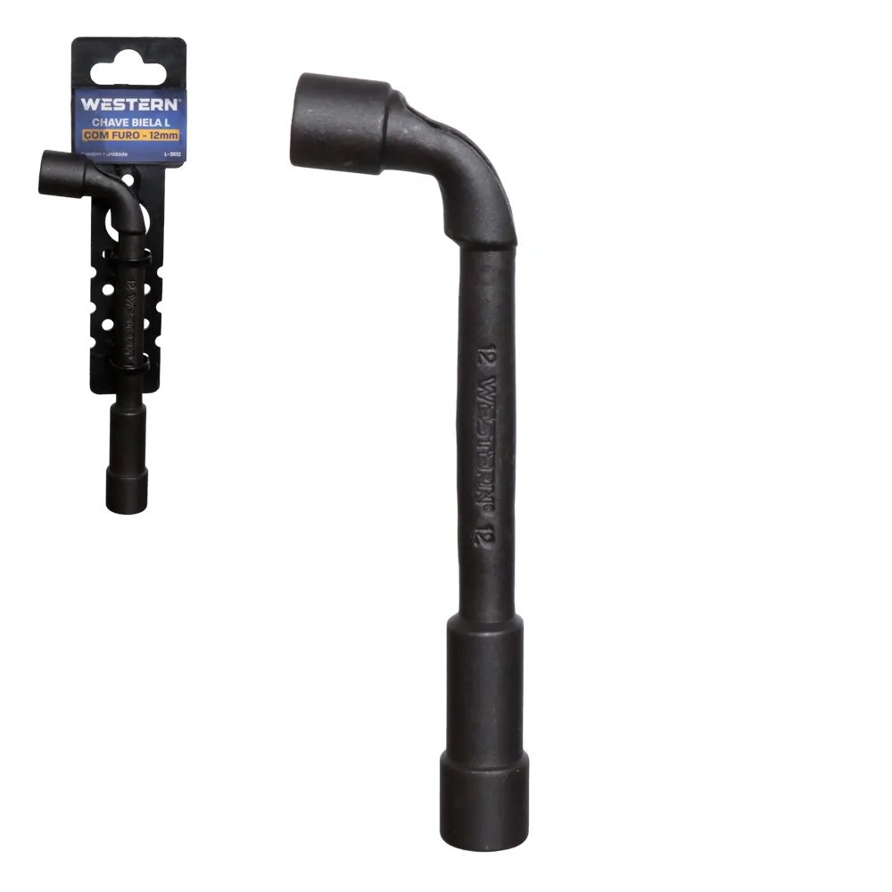 Chave Biela L com Furo 12mm — imagem 3