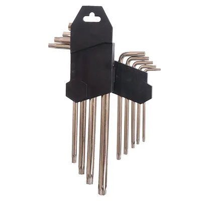 Chave Torx Extra Longa com Furo 9 Peças — imagem 4