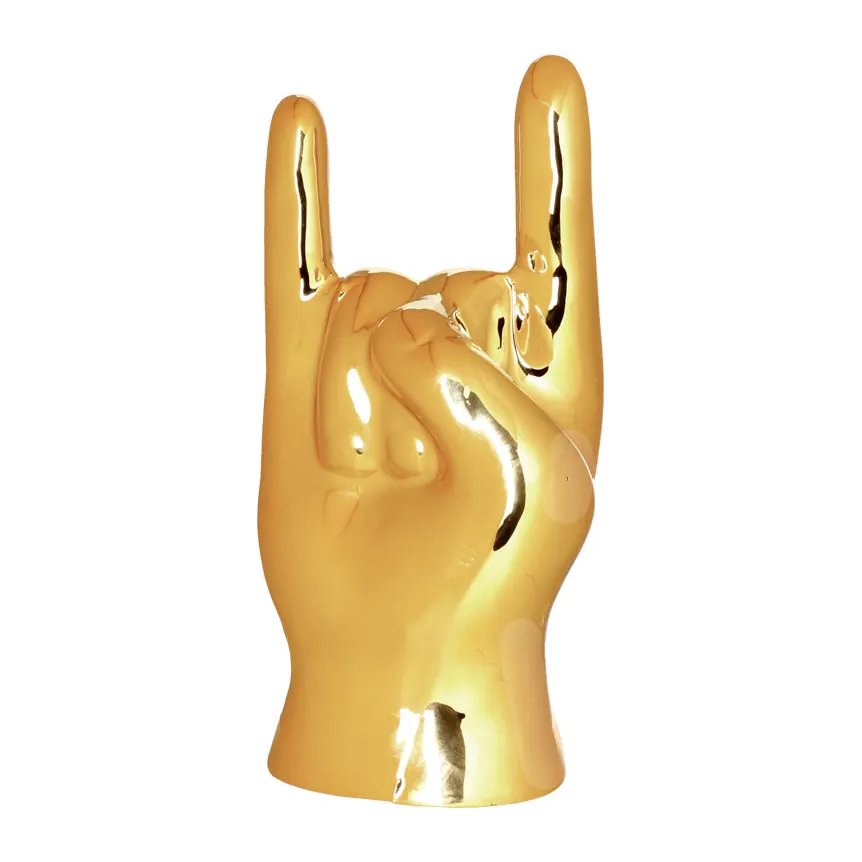Figura Rock'n Roll Dourada 165mm — imagem 2