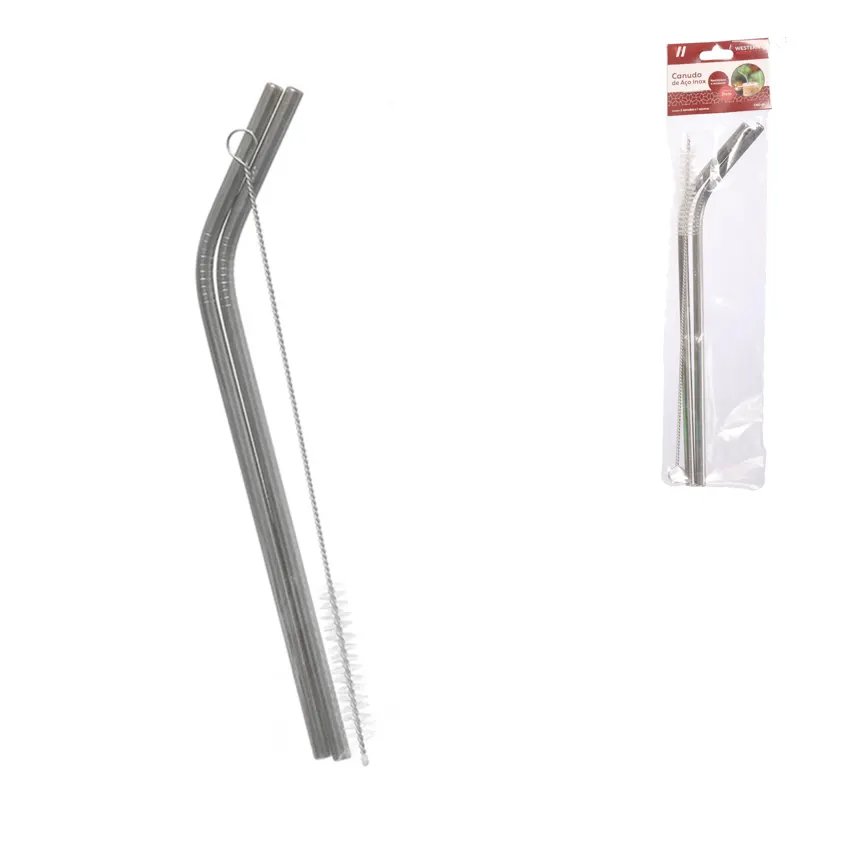 Canudo de Aço Inox 3 Peças — imagem 3