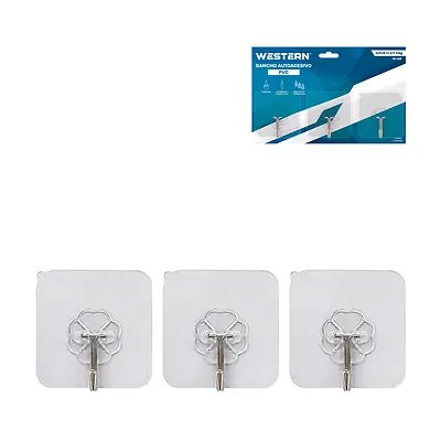 Ganchos PVC 6cm 3 Peças — imagem 3