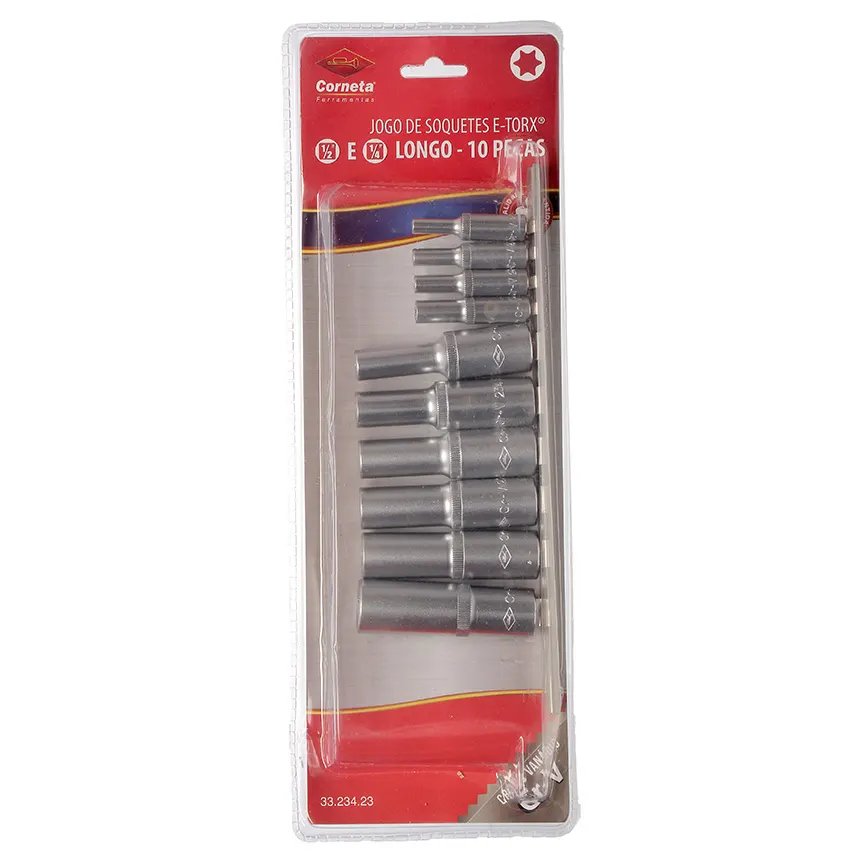 Soquete E-Torx 1/4-1/2 Jogo 10 Peças — imagem 2