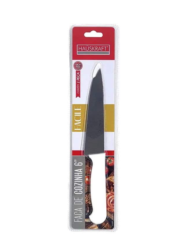 Faca de Cozinha Cabo Branco Facile 6" — imagem 2