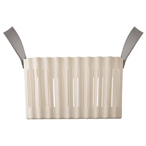Cesto com Alça Retangular P Plástico Tpr e PP 19,5 cm x 14 cm x 11,5 cm — imagem 2