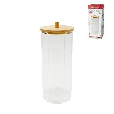 Porta-Algodão Bambu 18cm — imagem 3