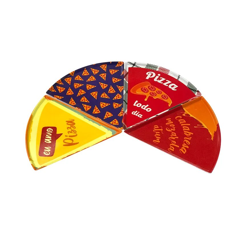 Prato para Pizza Estampado 22cm — imagem 3