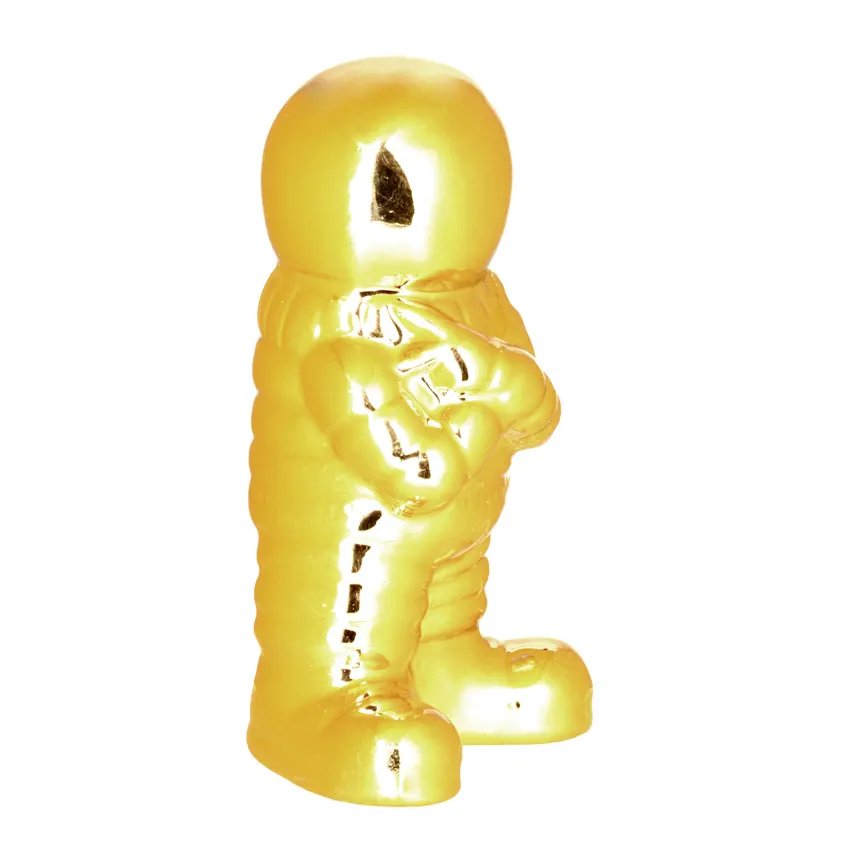 Figura Astronauta Cruzad Dourada 100mm — imagem 2