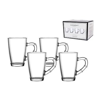 Caneca Vidro Bambu 210ml 4 Peças — imagem 2