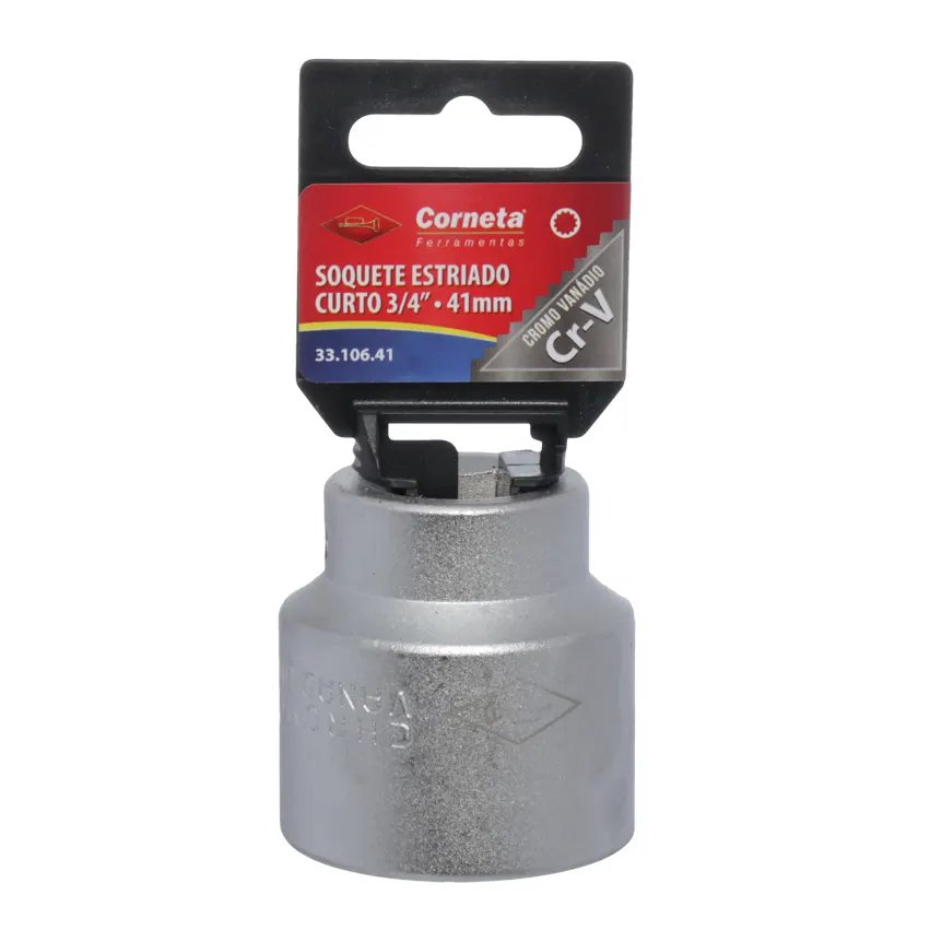 Soquete Estriado Curto 3/4 41mm — imagem 2