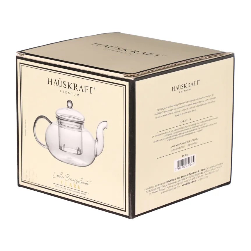 Chaleira com Infusor Borossilicato Clark 400ml — imagem 3