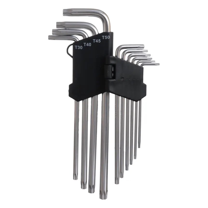 Chave Torx Extra Longa com Furo 10 Peças — imagem 3
