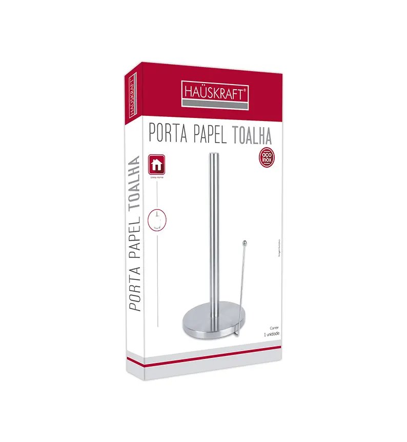 Porta-Papel Toalha Inox — imagem 2