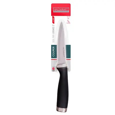 Faca Couper Legumes Inox Cabo Preto — imagem 2