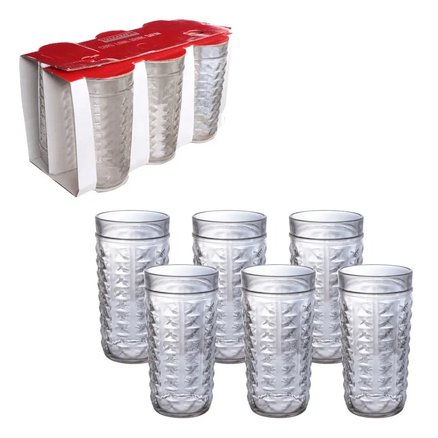 Copo Long Drink Vidro Safim 240ml 6 Peças — imagem 3