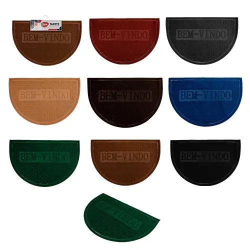 Tapete Porta Redondo Polipropileno 37 cm x 57 cm (1 un) — imagem 2