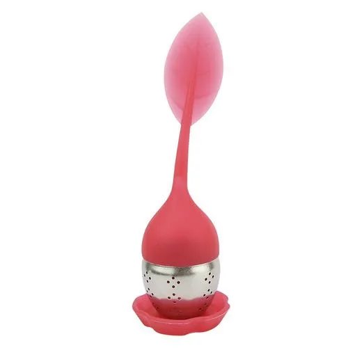 Infusor Chá Folha Silicone INOX 5,5 cm x 4 cm — imagem 2