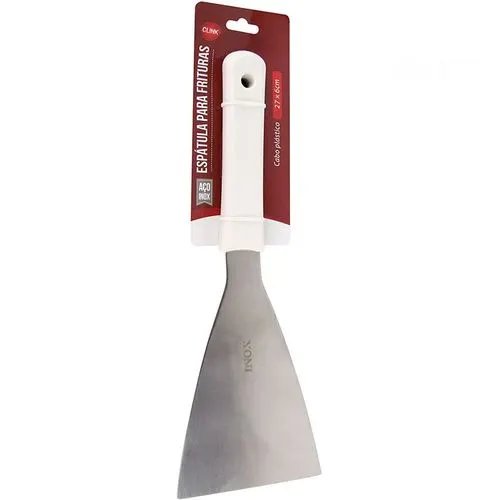 Espátula Aço INOX Plástico 27 cm x 9,5 cm — imagem 2