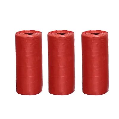 Refil Saquinhos Coletores de Fezes Pet Vermelho 3 Peças — imagem 3