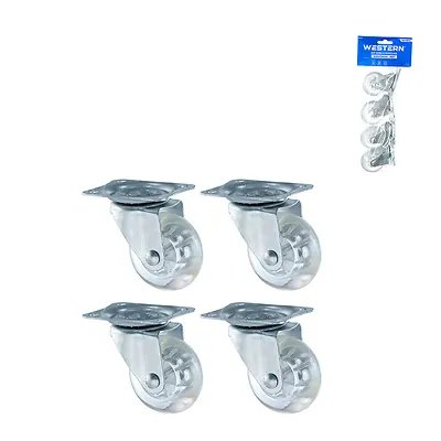 Rodízios Giratório Silicone 50mm 4 Peças — imagem 4
