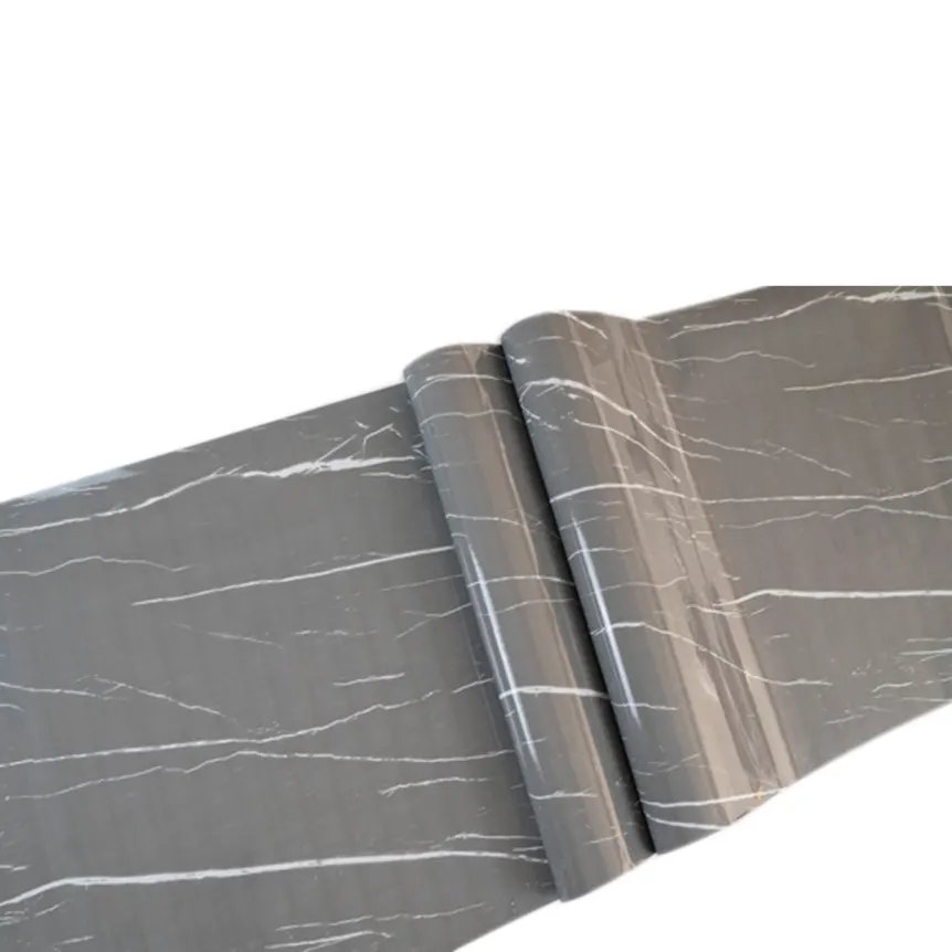 Papel de Parede Marmorizado Preto 5m x 45cm — imagem 2