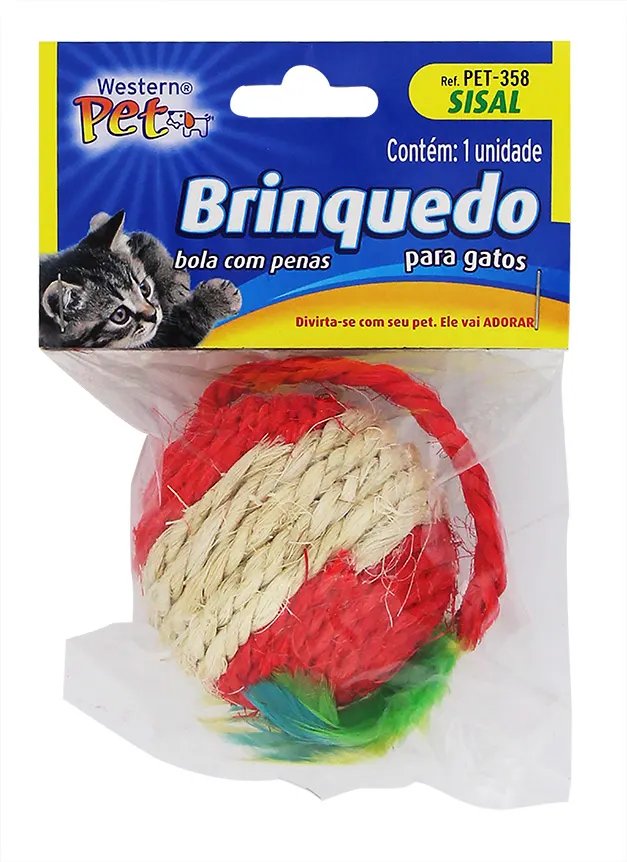 Brinquedo para Gato Bola Sisal — imagem 2