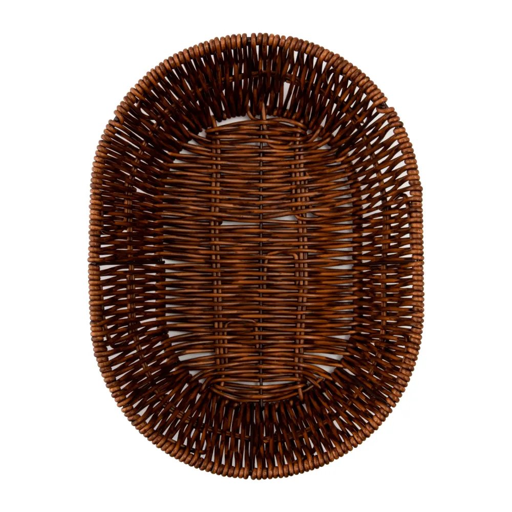 Cesta Pão Oval Plástico PP 27,5 cm x 20,5 cm x 7 cm — imagem 2