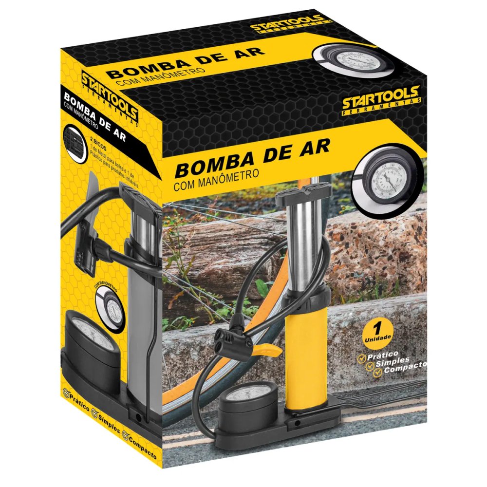 Bomba de Ar com Medidor — imagem 2