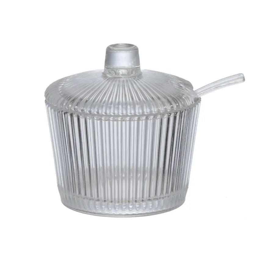 Açucareiro com Colher Vidro GFT 200ml — imagem 3