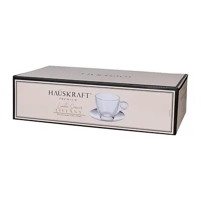 Xícara de Chá com Pires Tiffany 170ml 4 Peças — imagem 3