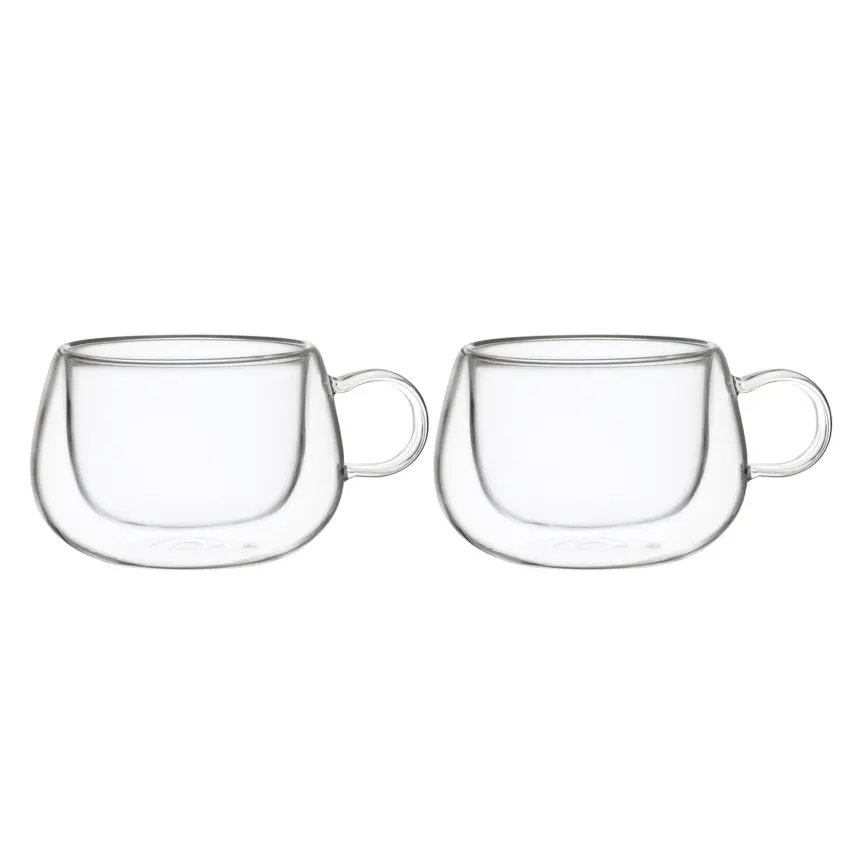 Caneca Parede Dupla Borossilicato Istam 200ml 2 Peças — imagem 4