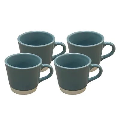 Caneca Creta Cinza 100ml 4 Peças — imagem 2