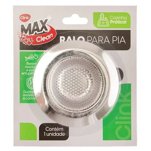 Ralo Pia Aço INOX 9 cm x 9 cm x 2 cm — imagem 3