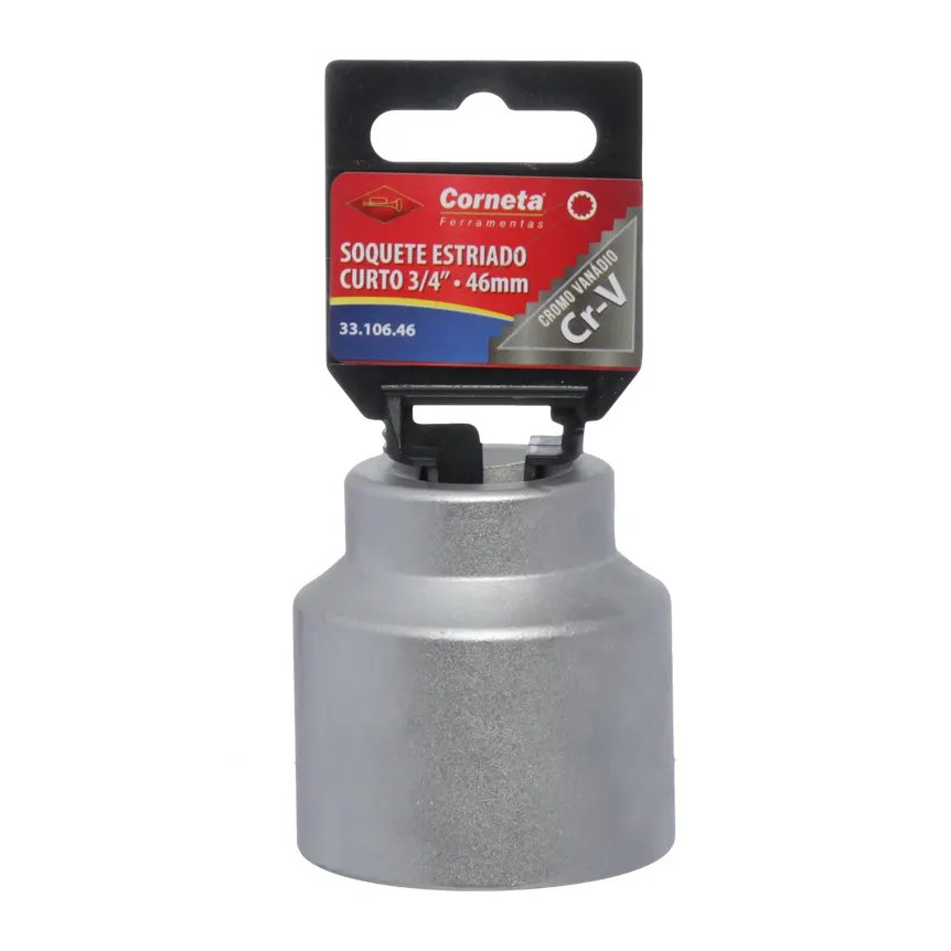 Soquete Estriado Curto 3/4 46mm — imagem 2