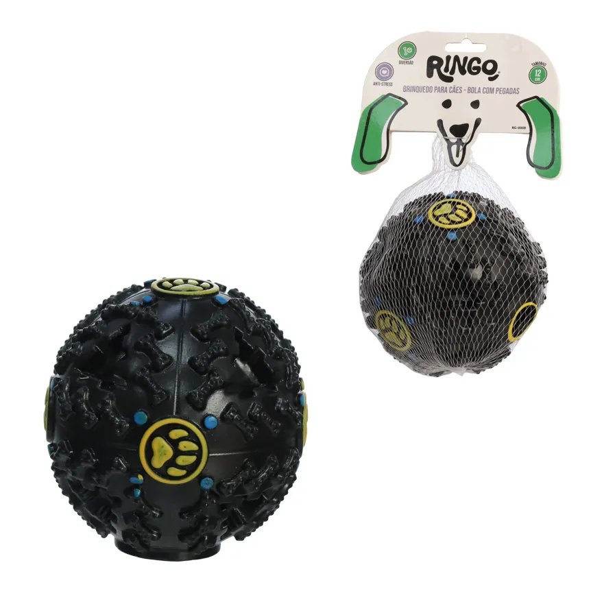 Brinquedo para Cão Bola Pegada 12cm — imagem 2