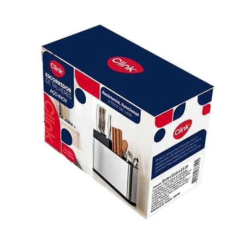 Escorredor de Talheres Aço INOX e Plástico PP 18 cm x 15 cm x 8,5 cm — imagem 3