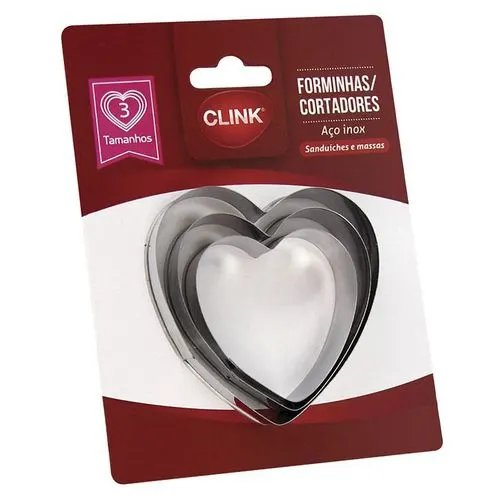 KIT 3 Forminhas Aço INOX 6,7 cm x 1,5 cm x 6,7 cm — imagem 2