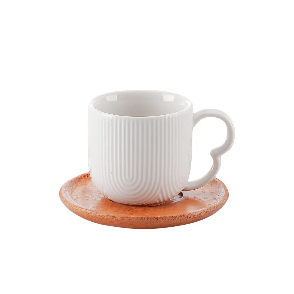 Xícara de Café com Pires Oásis 90ml 4 Peças — imagem 2