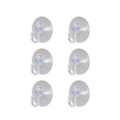 Ganchos Ventosa 3,5cm 6 Peças — imagem 4