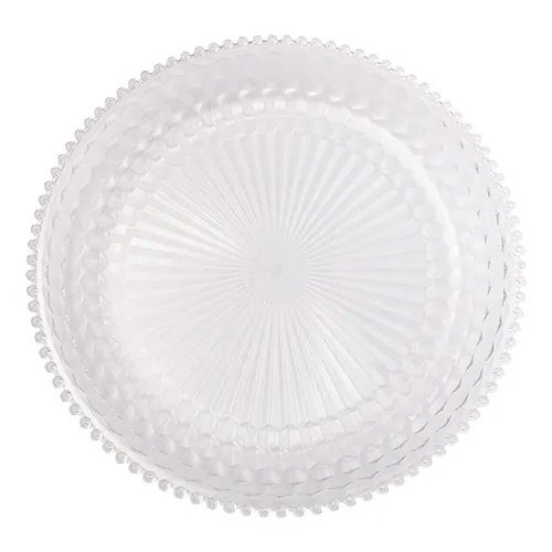Bandeja Redonda Plástico PET 38,5 cm x 38,5 cm x 5 cm — imagem 2