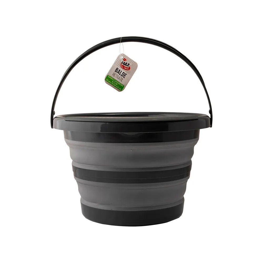 Balde Retratil 6,7 L Plástico Tpr e PP 33 cm x 33,5 cm x 21,5 cm — imagem 2