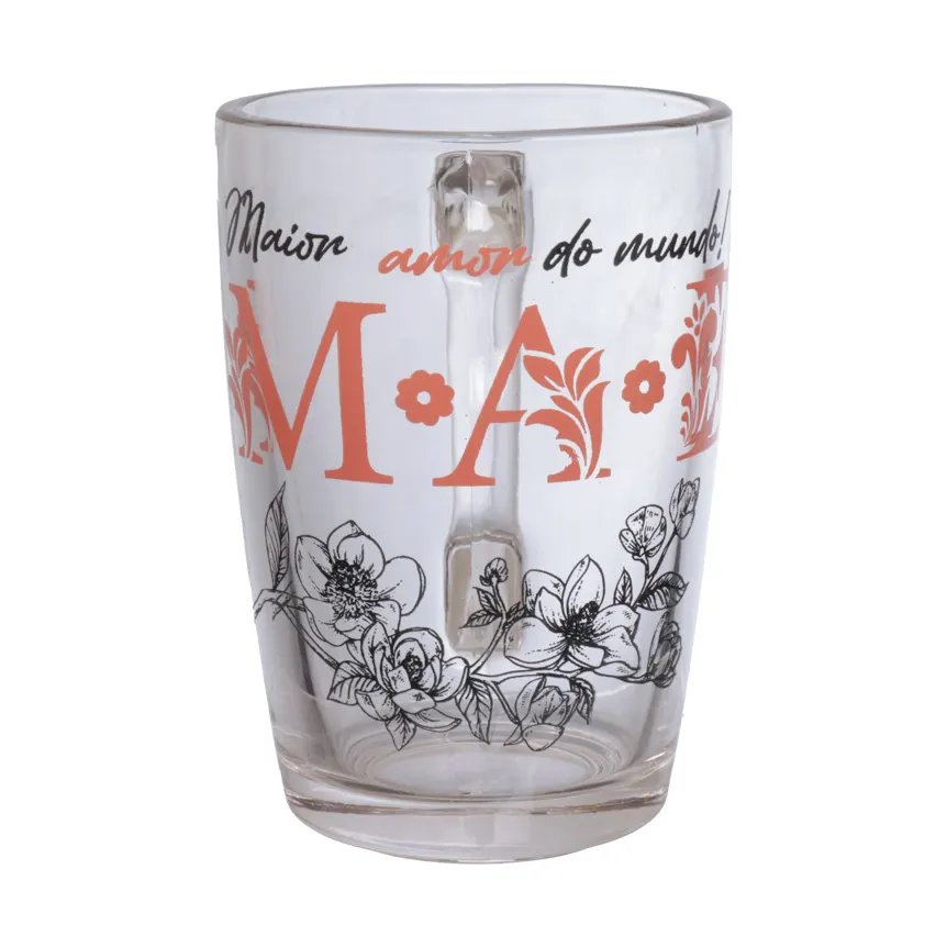 Caneca Vidro Mãe Amor Mund 320ml — imagem 4